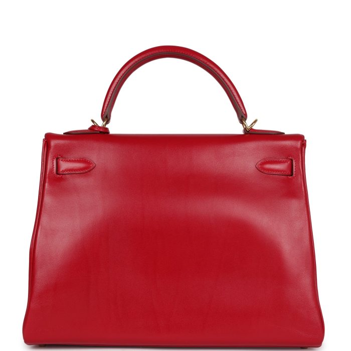 Handmade HKR 32 Rouge Vif Tadelakt Gold Hardware - 图片 4