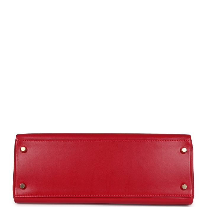 Handmade HKR 32 Rouge Vif Tadelakt Gold Hardware - 图片 5