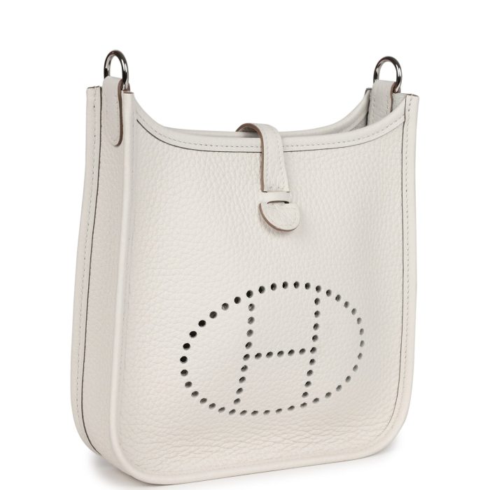 Handmade Bag HE TPM Gris Pale Clemence Palladium Hardware - 图片 2