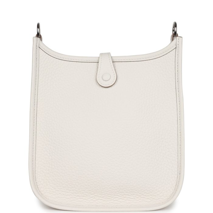 Handmade Bag HE TPM Gris Pale Clemence Palladium Hardware - 图片 5