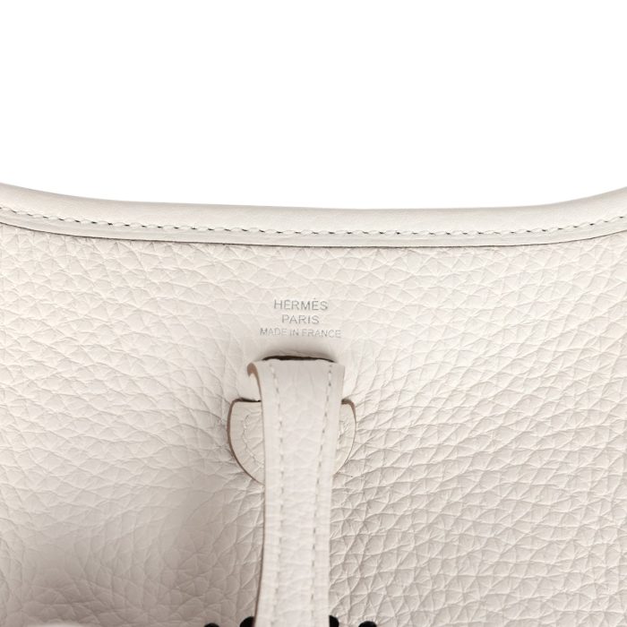Handmade Bag HE TPM Gris Pale Clemence Palladium Hardware - 图片 7