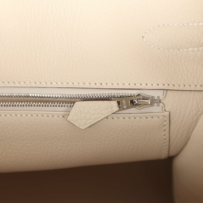 Handmade Bag HB 35 Craie Togo Palladium Hardware - 图片 9