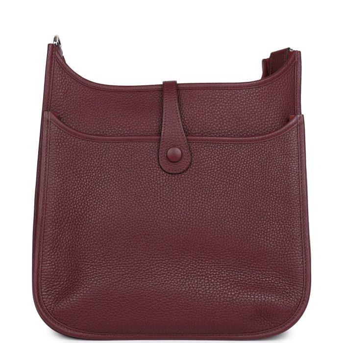 Handmade Bag HE III PM Bordeaux Clemence Palladium Hardware - 图片 4