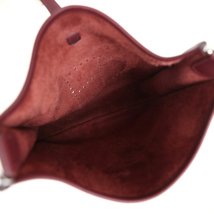 Handmade Bag HE III PM Bordeaux Clemence Palladium Hardware - 图片 6
