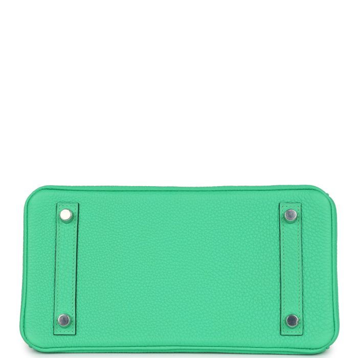 Handmade Bag HB 25 Vert Comics Togo Palladium Hardware - 图片 5