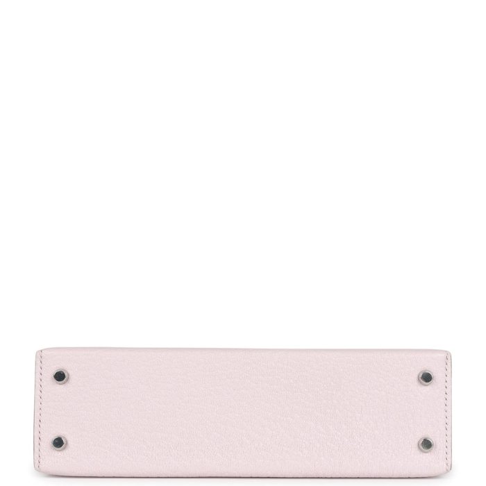 Handmade HKS 20 Mauve Pale Chevre Palladium Hardware - 图片 5
