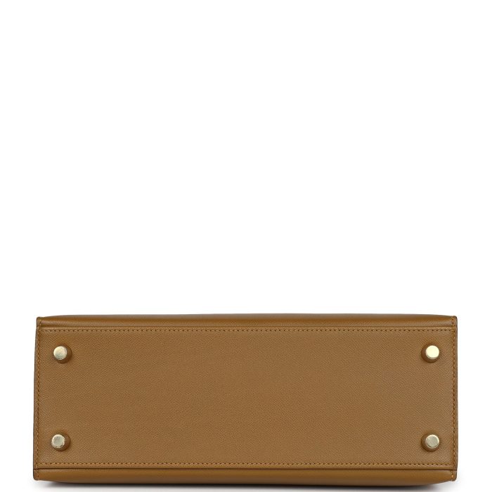 Handmade HKS 25 Bronze Dorè Madame and Sable Shiny Niloticus Crocodile Touch Permabrass Hardware - 图片 8