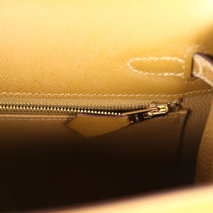 Handmade HKS 25 Bronze Dorè Madame and Sable Shiny Niloticus Crocodile Touch Permabrass Hardware - 图片 10
