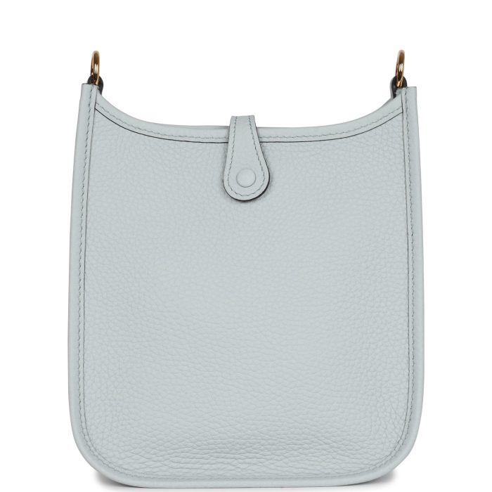 Handmade Bag HE TPM Bleu Pale Clemence Gold Hardware - 图片 5