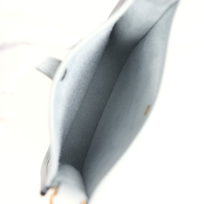 Handmade Bag HE TPM Bleu Pale Clemence Gold Hardware - 图片 8