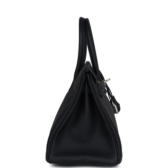 Handmade Bag HB 30 Black Togo Palladium Hardware - 图片 3