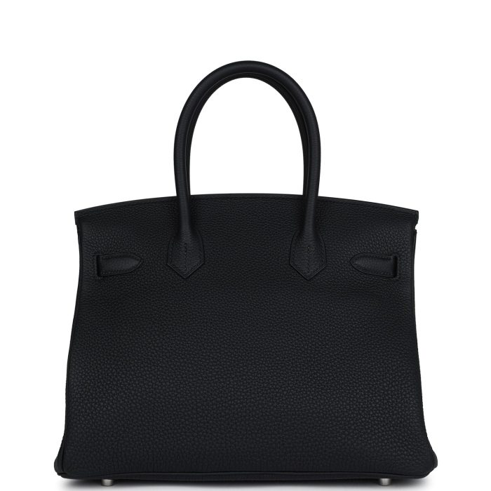 Handmade Bag HB 30 Black Togo Palladium Hardware - 图片 4