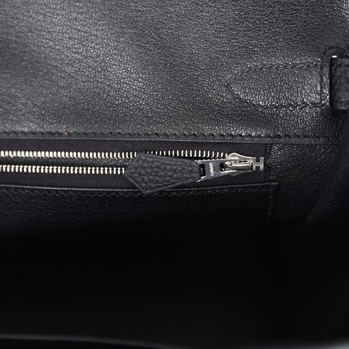 Handmade Bag HB 30 Black Togo Palladium Hardware - 图片 8