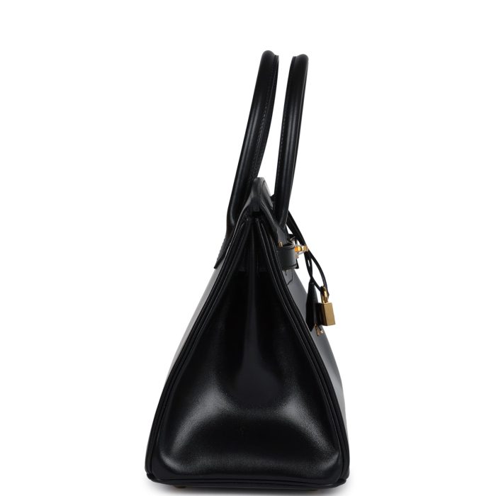 Handmade Bag HB 30 Black Box Gold Hardware - 图片 3