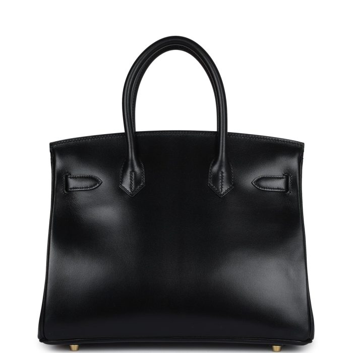 Handmade Bag HB 30 Black Box Gold Hardware - 图片 4