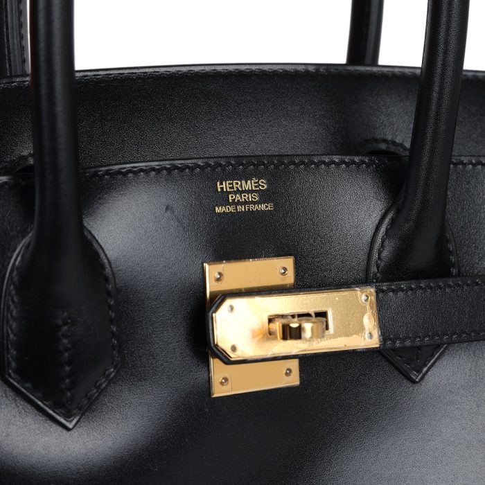 Handmade Bag HB 30 Black Box Gold Hardware - 图片 6