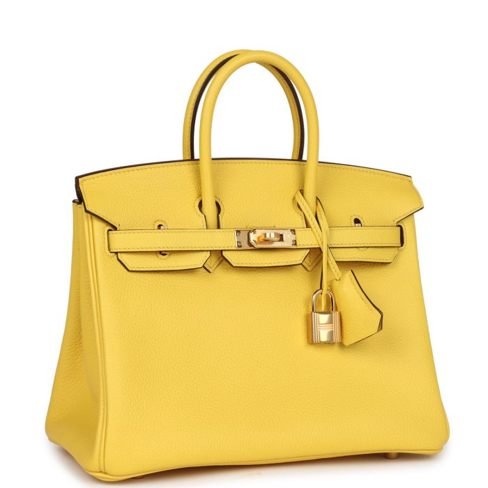 Handmade Bag HB 25 Jaune de Naples Togo Gold Hardware - 图片 2