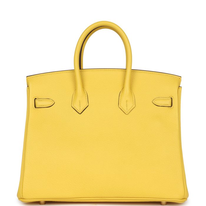 Handmade Bag HB 25 Jaune de Naples Togo Gold Hardware - 图片 4
