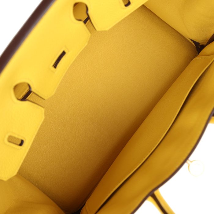 Handmade Bag HB 25 Jaune de Naples Togo Gold Hardware - 图片 7