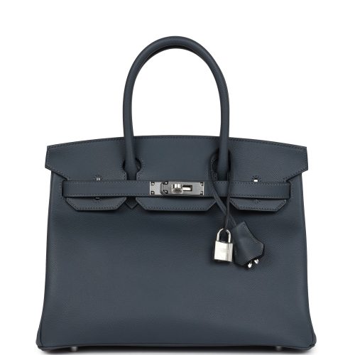 Handmade Bag HB 30 Gris Misty Epsom Palladium Hardware