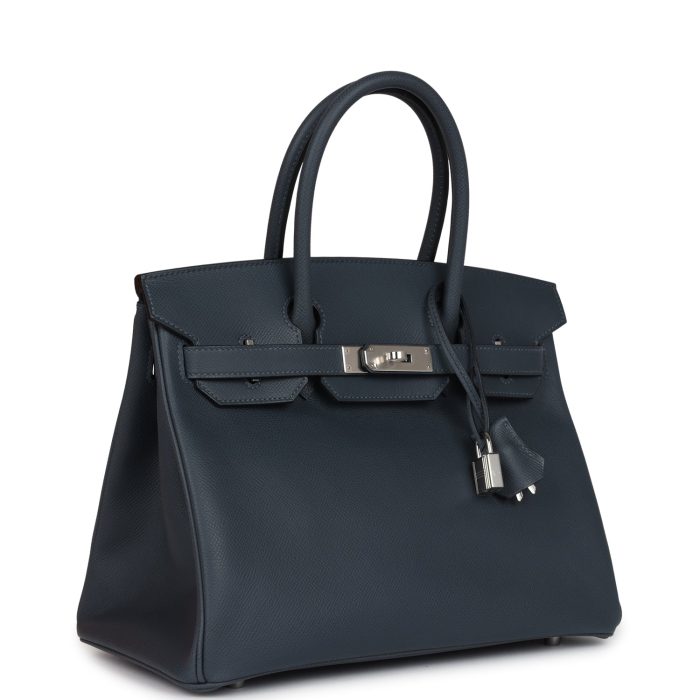 Handmade Bag HB 30 Gris Misty Epsom Palladium Hardware - 图片 2
