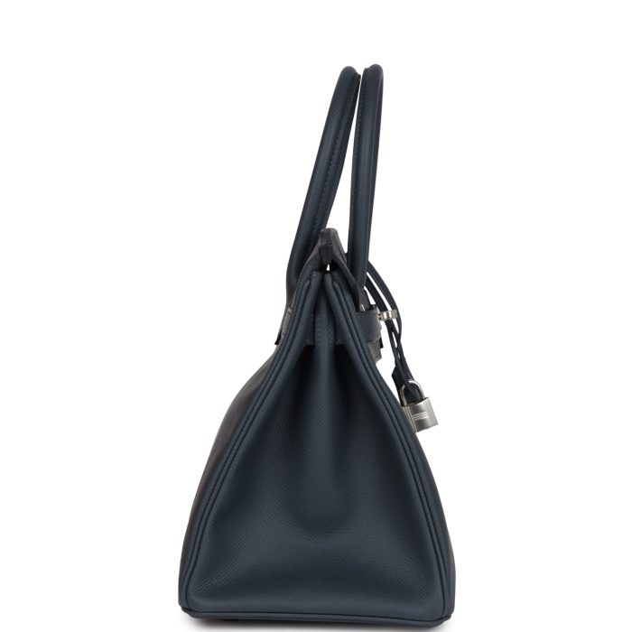 Handmade Bag HB 30 Gris Misty Epsom Palladium Hardware - 图片 3