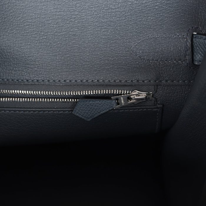 Handmade Bag HB 30 Gris Misty Epsom Palladium Hardware - 图片 8