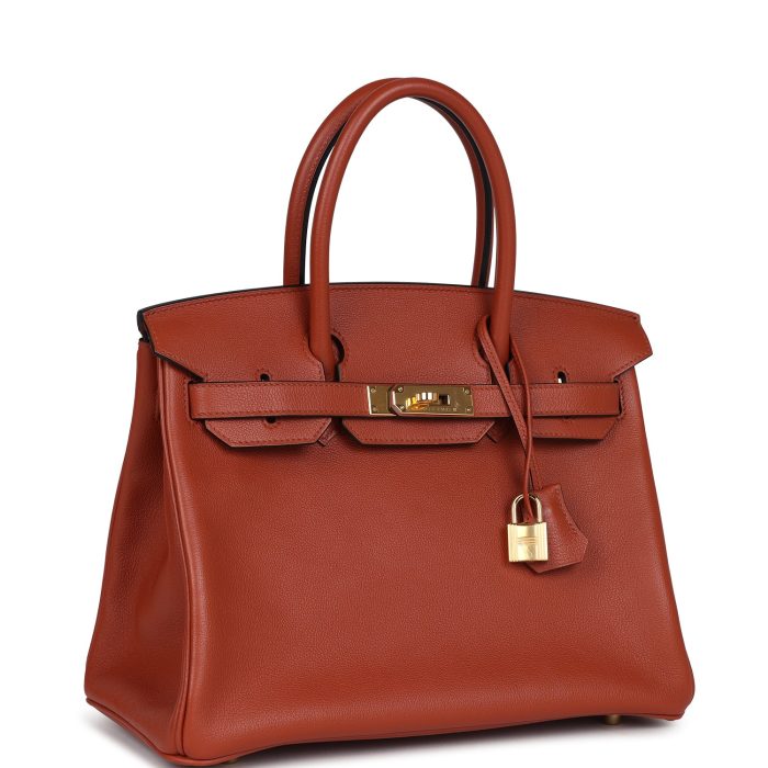 Handmade Bag HB 30 Cuivre Taurillon Novillo Gold Hardware - 图片 2