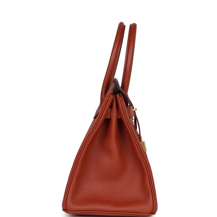 Handmade Bag HB 30 Cuivre Taurillon Novillo Gold Hardware - 图片 3