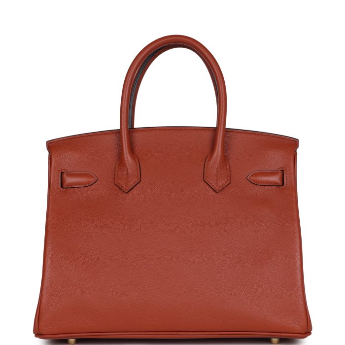 Handmade Bag HB 30 Cuivre Taurillon Novillo Gold Hardware - 图片 4