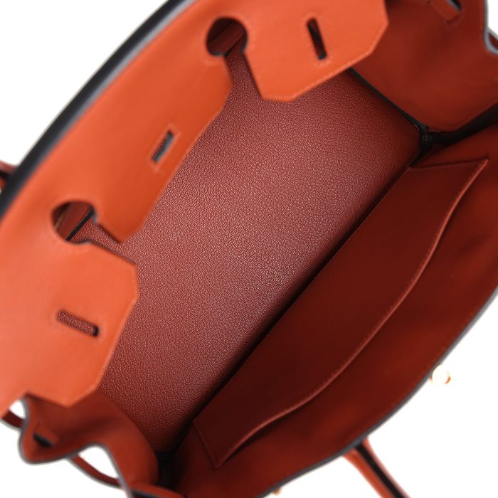 Handmade Bag HB 30 Cuivre Taurillon Novillo Gold Hardware - 图片 7