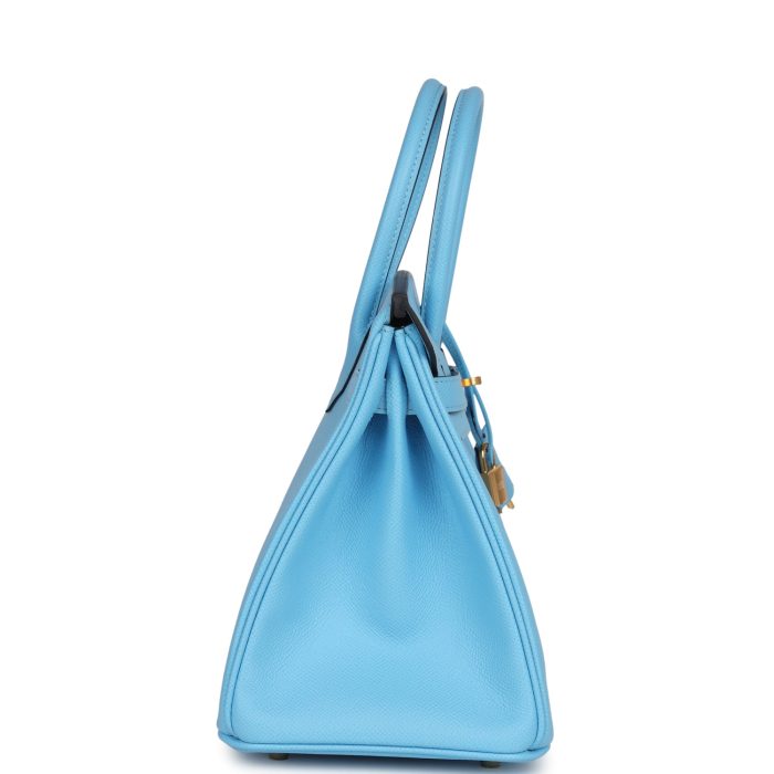 Handmade Bag HB 30 Celeste Epsom Gold Hardware - 图片 3