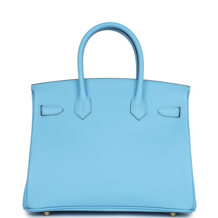 Handmade Bag HB 30 Celeste Epsom Gold Hardware - 图片 4