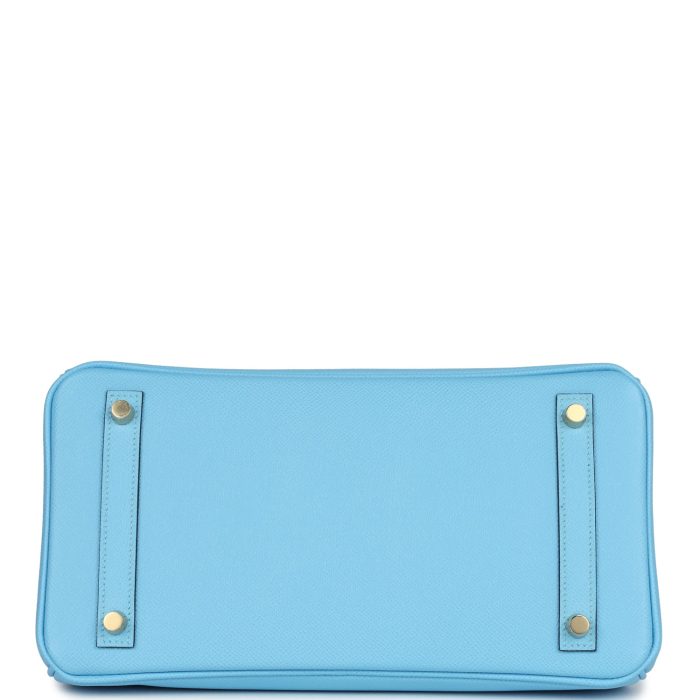 Handmade Bag HB 30 Celeste Epsom Gold Hardware - 图片 5