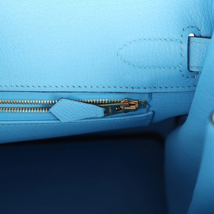 Handmade Bag HB 30 Celeste Epsom Gold Hardware - 图片 8