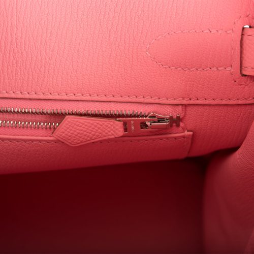 Handmade Bag HB 30 Rose Confetti Epsom Palladium Hardware