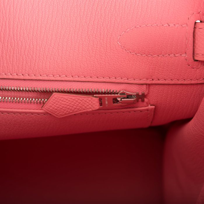 Handmade Bag HB 30 Rose Confetti Epsom Palladium Hardware
