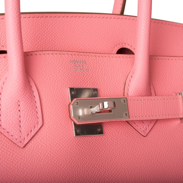 Handmade Bag HB 30 Rose Confetti Epsom Palladium Hardware - 图片 2