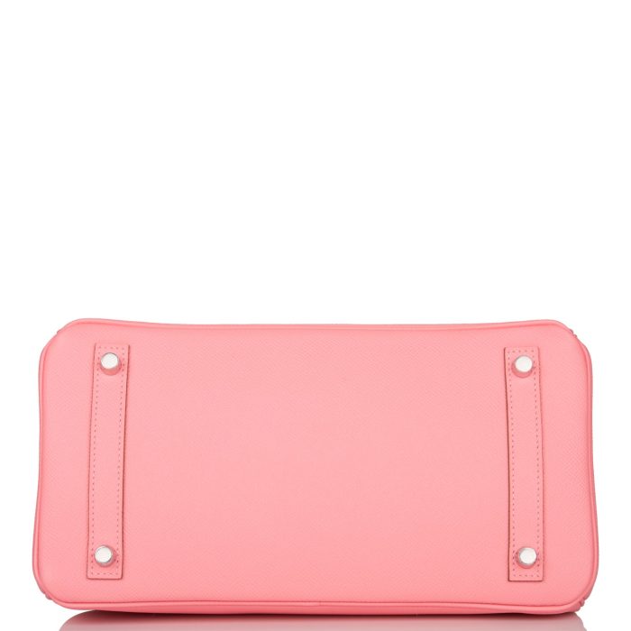 Handmade Bag HB 30 Rose Confetti Epsom Palladium Hardware - 图片 9