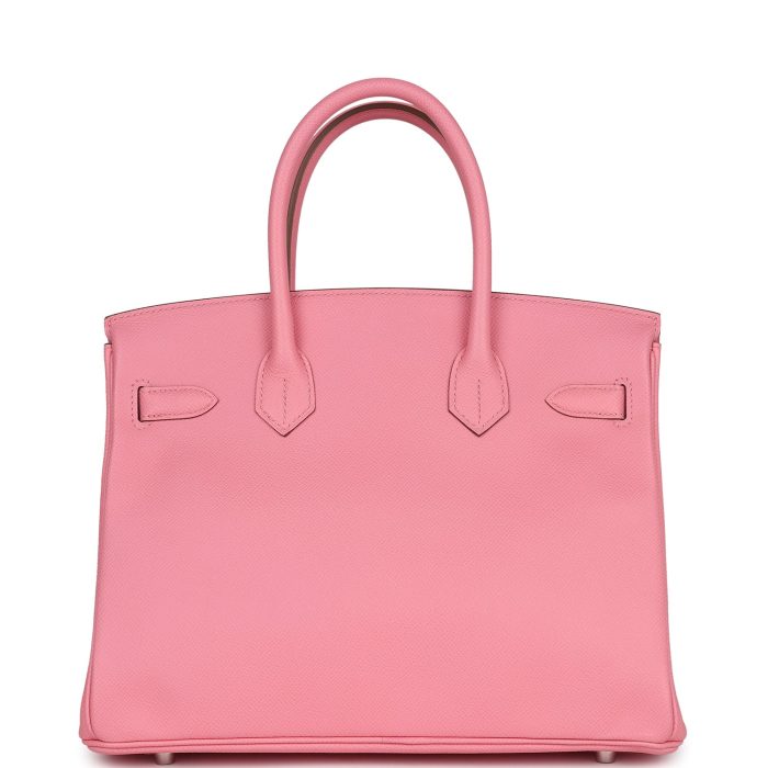Handmade Bag HB 30 Rose Confetti Epsom Palladium Hardware - 图片 14