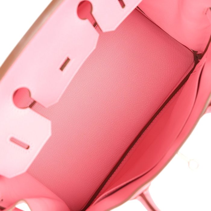 Handmade Bag HB 30 Rose Confetti Epsom Palladium Hardware - 图片 16