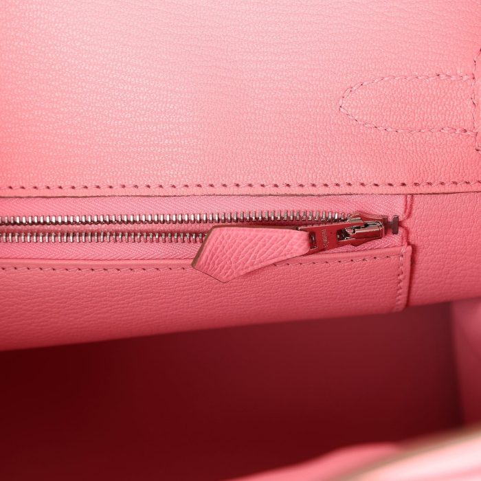 Handmade Bag HB 30 Rose Confetti Epsom Palladium Hardware - 图片 17