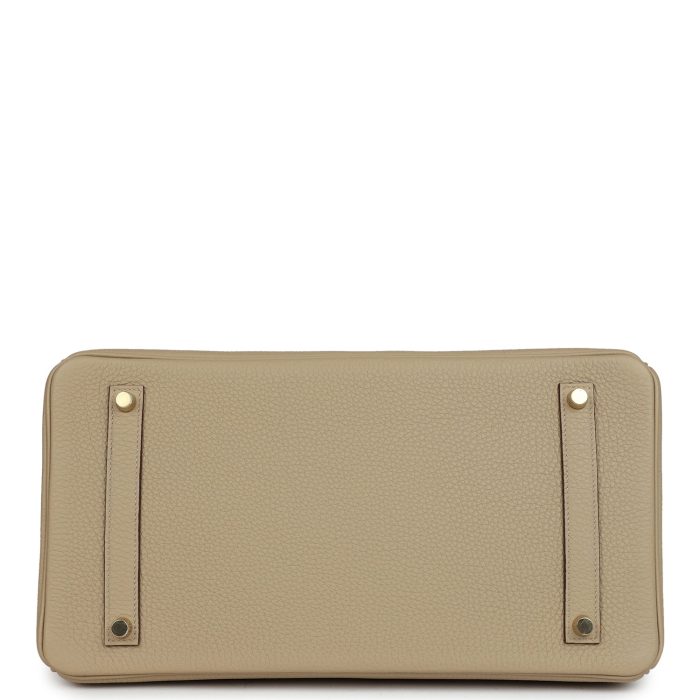 Handmade Bag HSOB(HSS) 35 Trench Verso Togo Permabrass Hardware - 图片 5