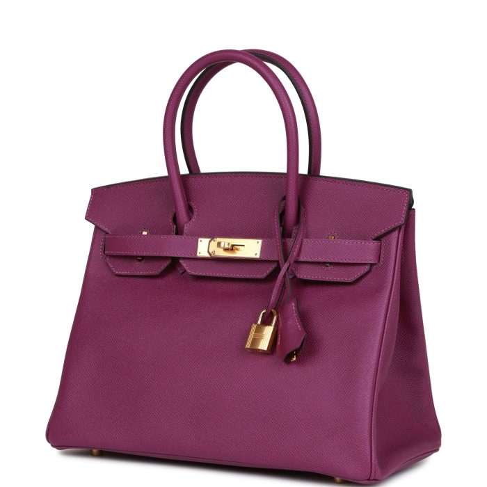 Handmade Bag HB 30 Anemone Epsom Gold Hardware - 图片 4