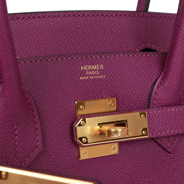 Handmade Bag HB 30 Anemone Epsom Gold Hardware - 图片 6