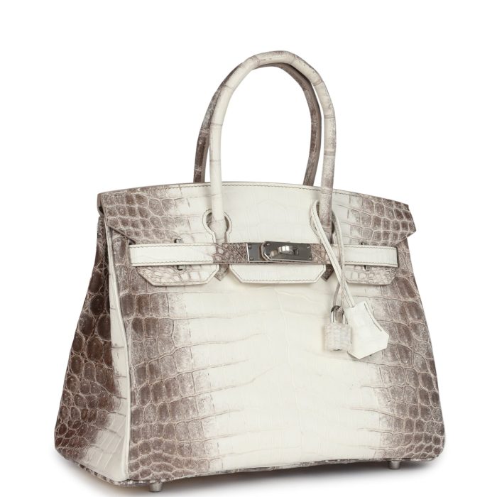 Handmade Bag HB 30 Himalaya Niloticus Crocodile Palladium Hardware - 图片 2
