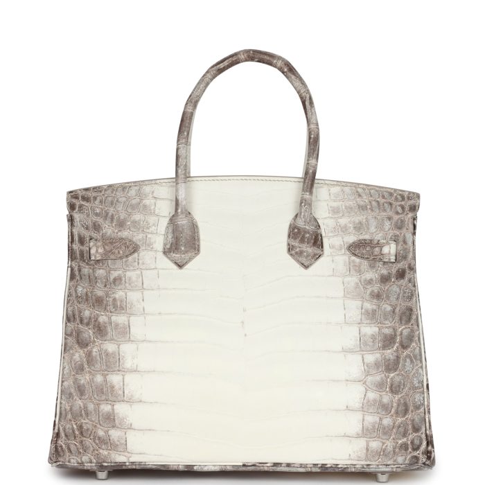 Handmade Bag HB 30 Himalaya Niloticus Crocodile Palladium Hardware - 图片 4