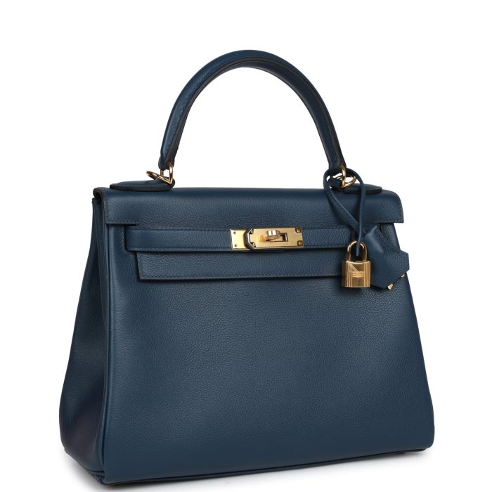 Handmade HKR 28 Deep Bleu Evercolor Gold Hardware - 图片 2