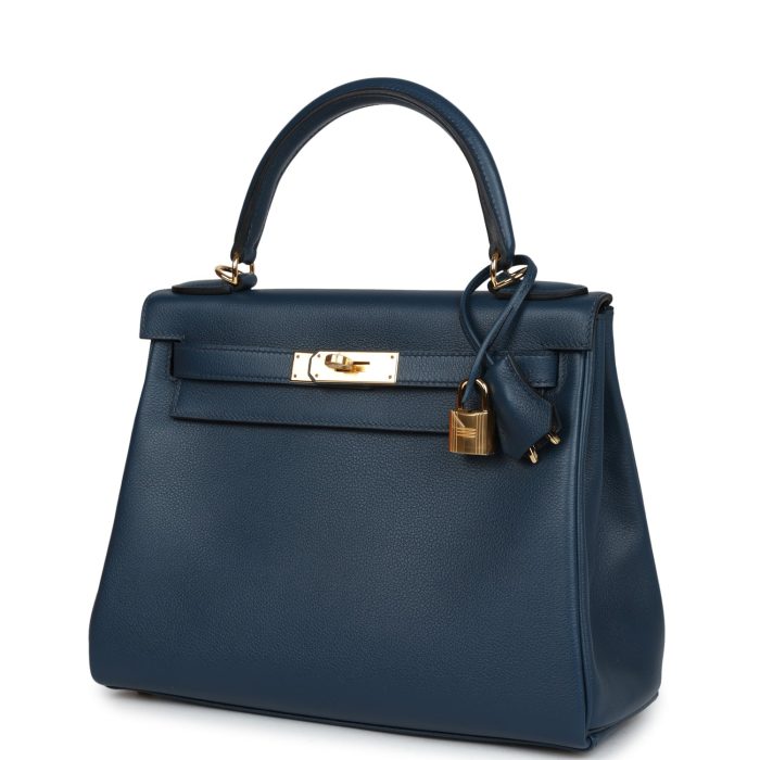 Handmade HKR 28 Deep Bleu Evercolor Gold Hardware - 图片 3