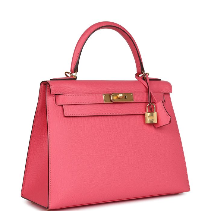 Handmade HKS 28 Rose Azalee Epsom Gold Hardware - 图片 2